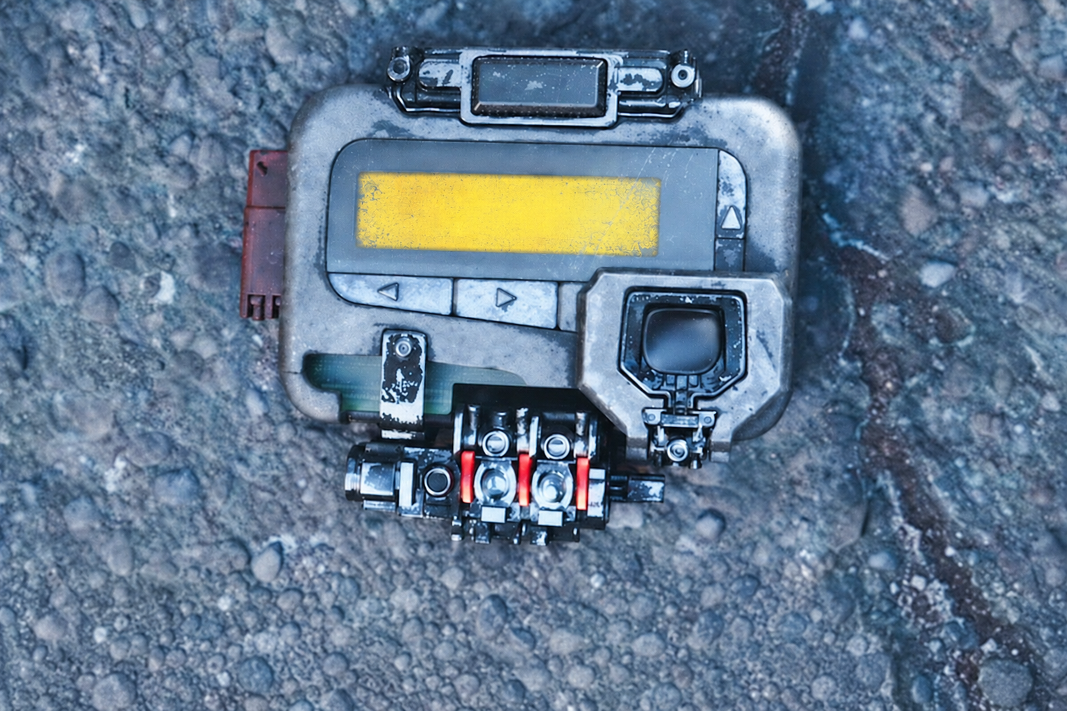Pager spento, schermo vuoto