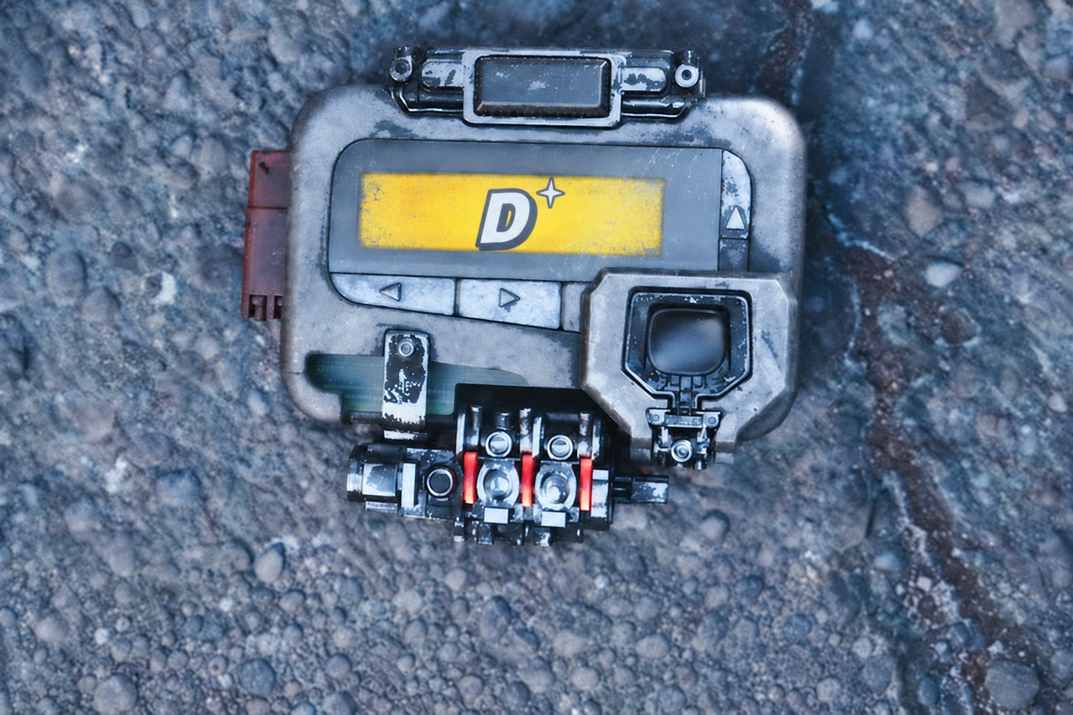Pager acceso con il segnale D+